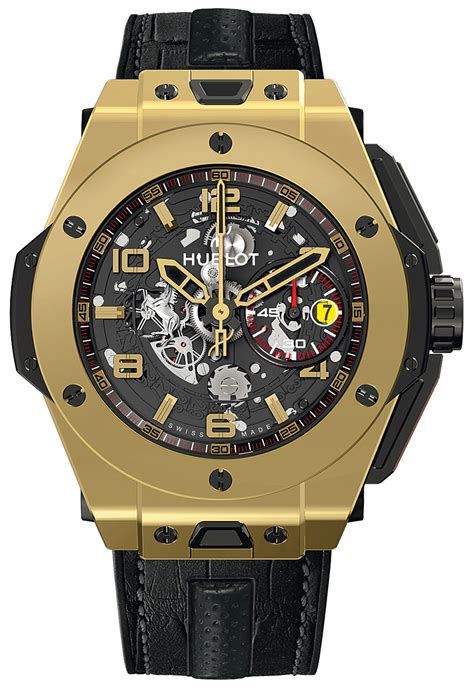 hublot ferrari magic gold|hublot big bang price.